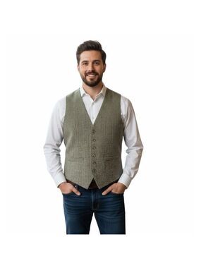 NEW RIVER tapestry fabric Vest size M